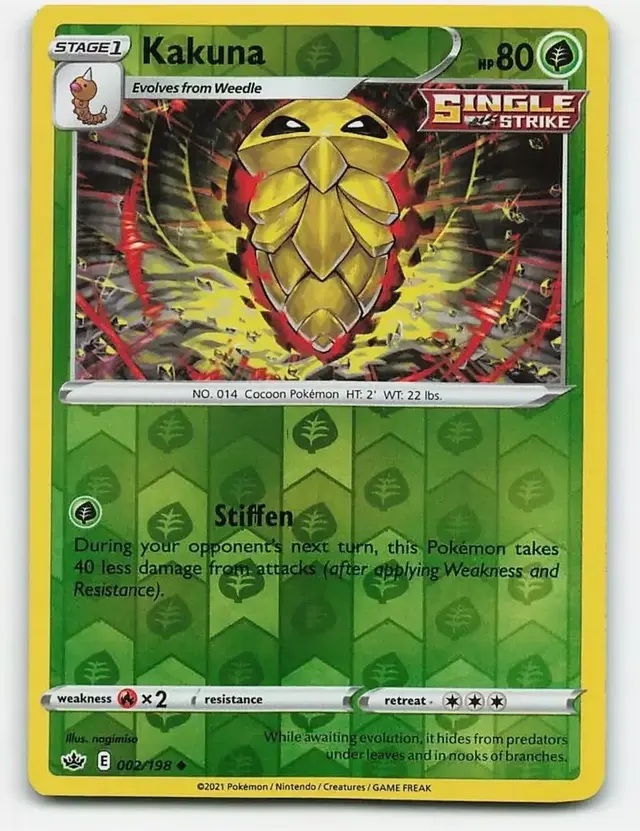 Kakuna [Reverse Holo] - Pokemon Chilling Reign #2