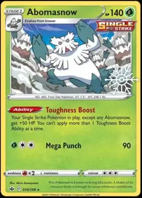 Abomasnow [Snowflake Stamp] - Pokemon Chilling Reign #10
