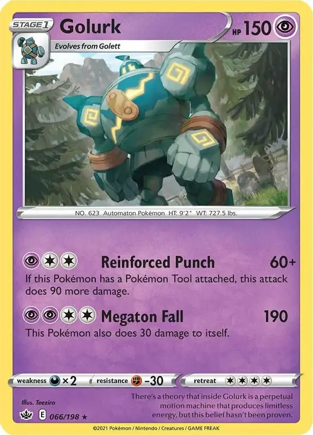 Golurk - Pokemon Chilling Reign #66