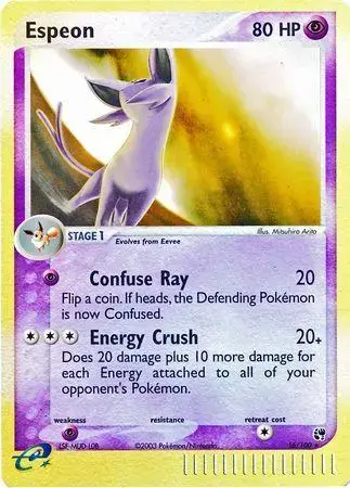 Espeon [Reverse Holo] - Pokemon Sandstorm #16