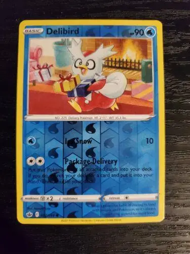 Delibird [Reverse Holo] - Pokemon Chilling Reign #32