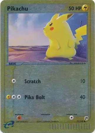 Pikachu [Reverse Holo] - Pokemon Sandstorm #72