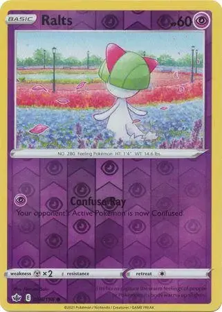 Ralts [Reverse Holo] - Pokemon Chilling Reign #59