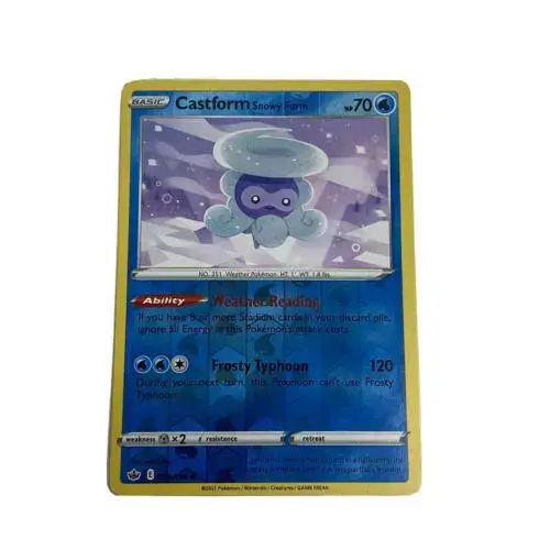 Castform Snowy Form [Reverse Holo] - Pokemon Chilling Reign #34