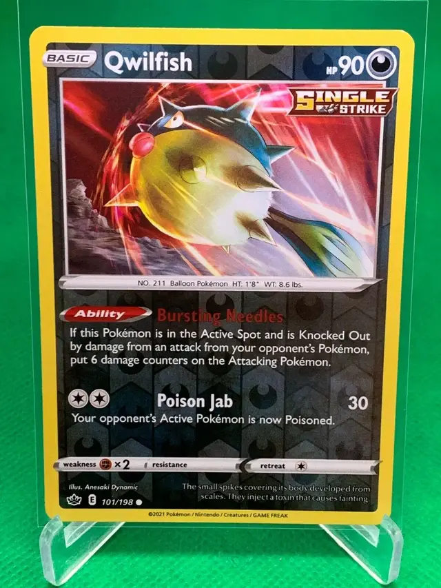 Qwilfish [Reverse Holo] - Pokemon Chilling Reign #101
