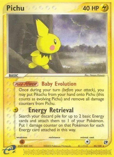 Pichu - Pokemon Sandstorm #20