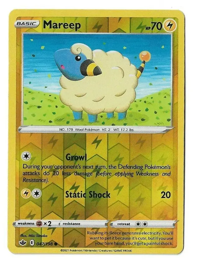 Mareep [Reverse Holo] - Pokemon Chilling Reign #47