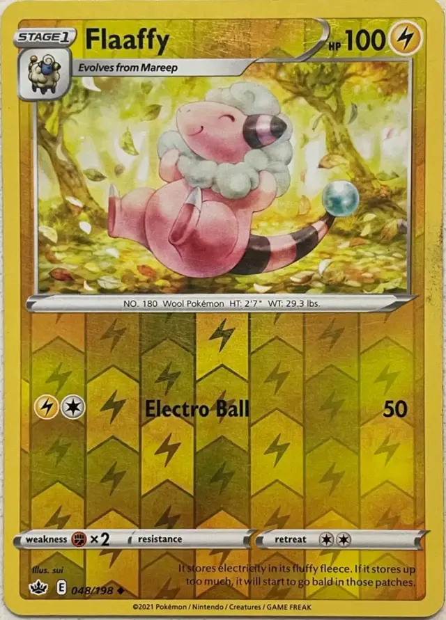 Flaaffy [Reverse Holo] - Pokemon Chilling Reign #48