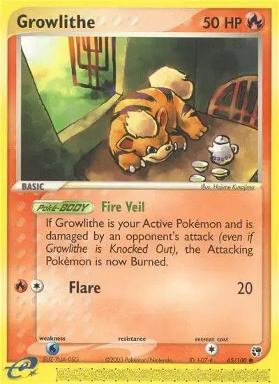 Growlithe - Pokemon Sandstorm #65