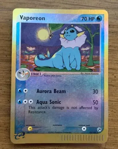 Vaporeon [Reverse Holo] - Pokemon Sandstorm #25
