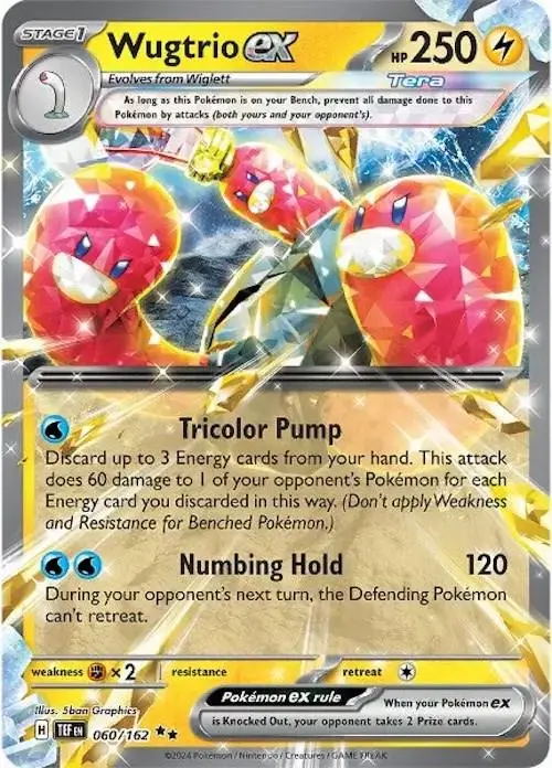 Wugtrio ex - Pokemon Temporal Forces #60