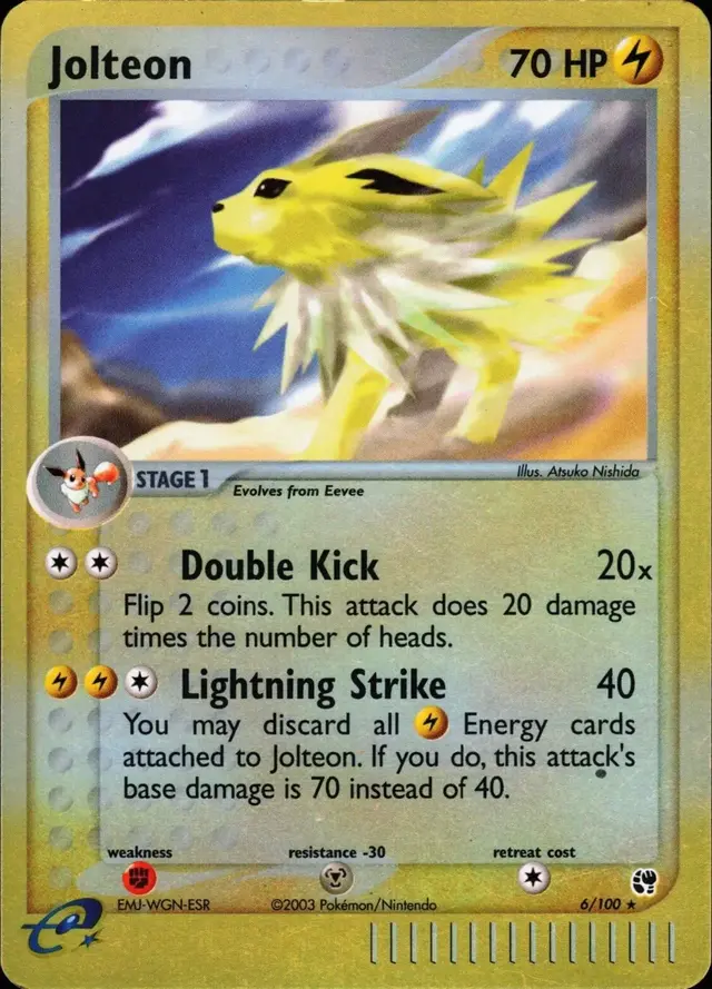 Jolteon [Reverse Holo] - Pokemon Sandstorm #6