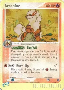 Arcanine [Reverse Holo] #15 - Pokemon Sandstorm