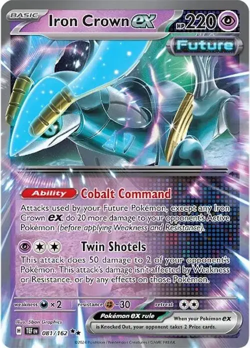 Iron Crown ex - Pokemon Temporal Forces #81