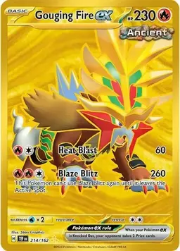 Gouging Fire ex 214 - Pokemon Temporal Forces