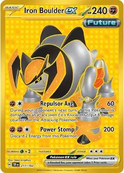 Iron Boulder ex 217 - Pokemon Temporal Forces