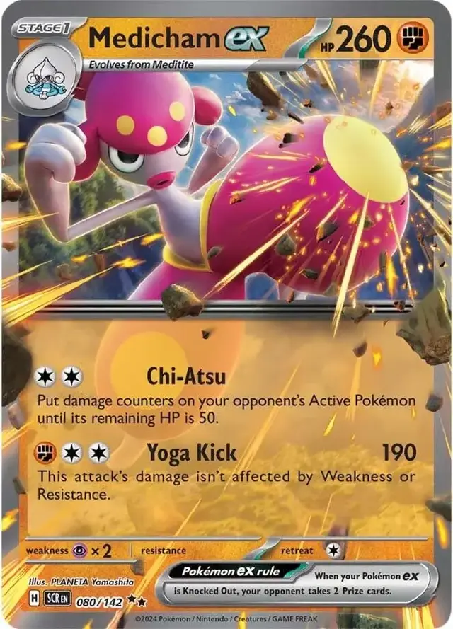 Medicham ex - Pokemon Stellar Crown #80