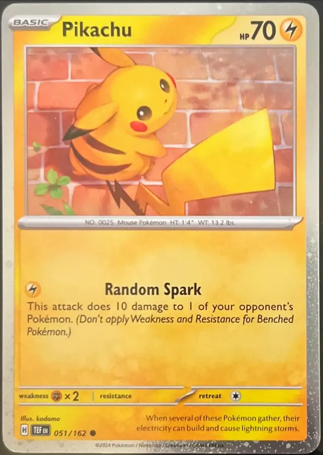 Pikachu [Cosmos Holo] - Pokemon Temporal Forces #51