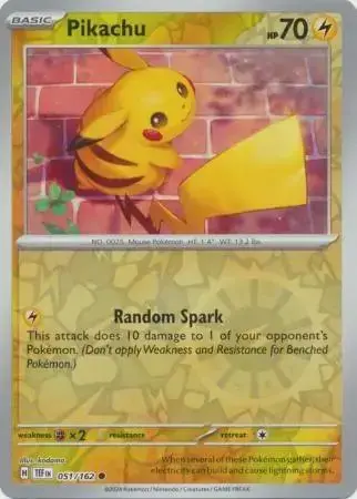 Pikachu [Reverse Holo] - Pokemon Temporal Forces #51
