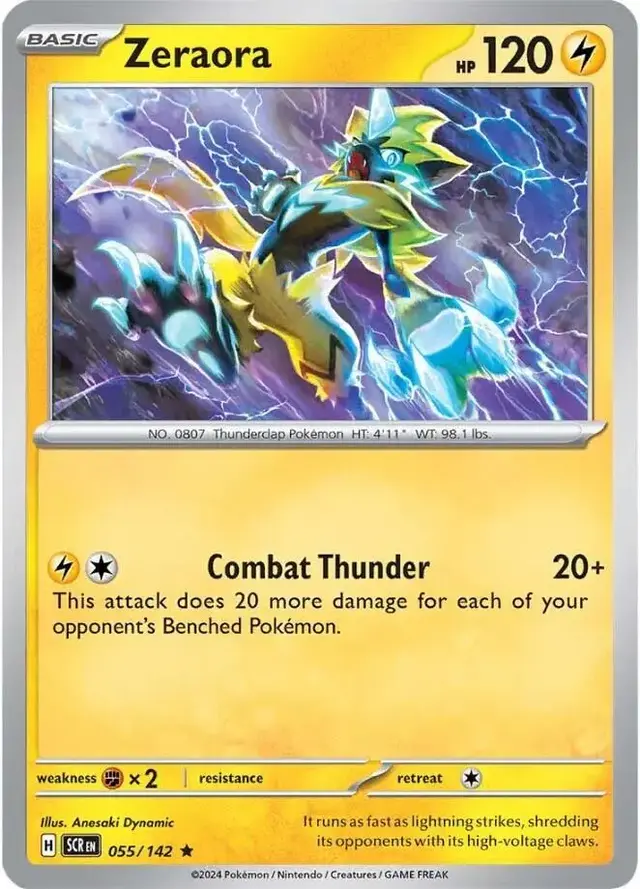Zeraora - Pokemon Stellar Crown #55