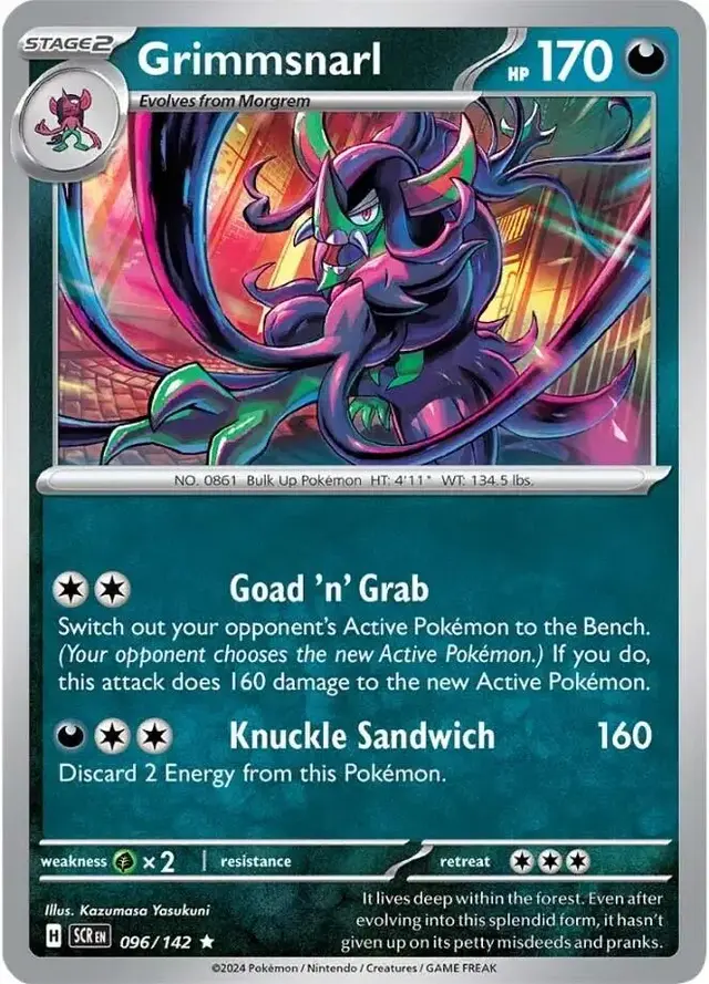 Grimmsnarl - Pokemon Stellar Crown #96