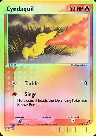 Cyndaquil [Reverse Holo] - Pokemon Sandstorm #59