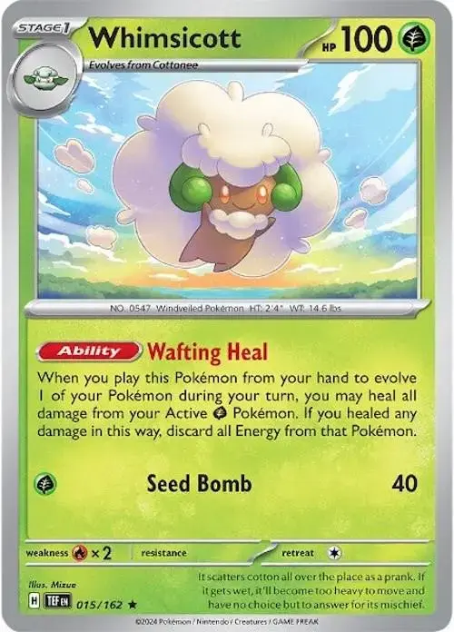 Whimsicott - Pokemon Temporal Forces #15