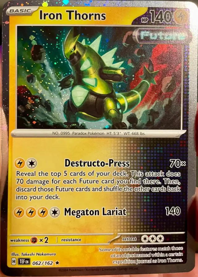 Iron Thorns [Cosmos Holo] - Pokemon Temporal Forces #62