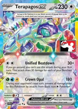 Terapagos Ex [Prize Pack] 128 - Pokemon Prize Pack Series