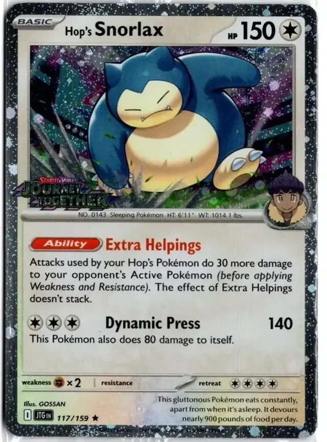 Hop's Snorlax [Cosmos Holo]