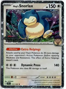 Hop's Snorlax [Cosmos Holo] #117 - Pokemon Journey Together
