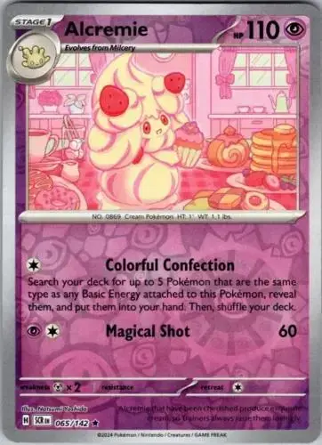 Alcremie [Reverse Holo] - Pokemon Stellar Crown #65