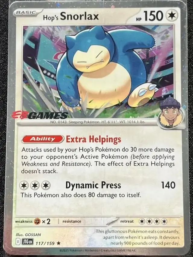 Hop's Snorlax [EB Games]