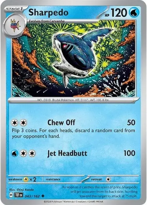 Sharpedo - Pokemon Temporal Forces #43