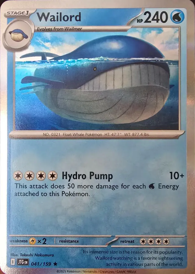 Wailord - Pokemon Journey Together #41