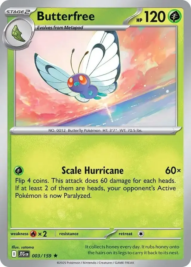 Butterfree - Pokemon Journey Together #3