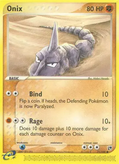 Onix - Pokemon Sandstorm #71