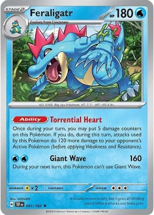 Feraligatr - Pokemon Temporal Forces #41