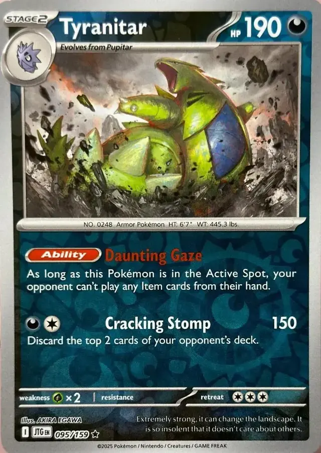 Tyranitar [Reverse Holo] - Pokemon Journey Together #95