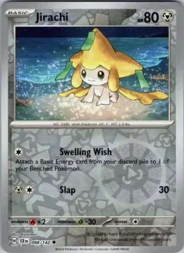 Jirachi [Reverse Holo] - Pokemon Stellar Crown #98