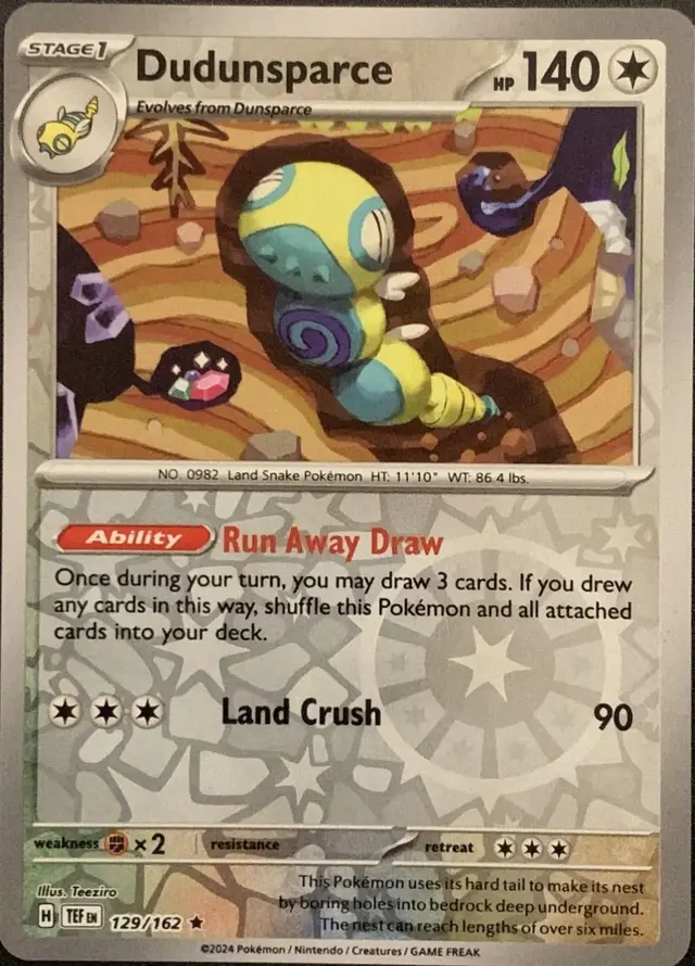 Dudunsparce [Reverse Holo]