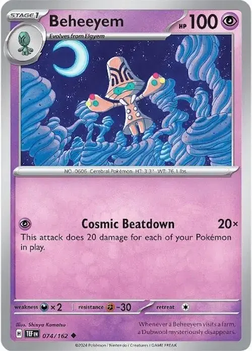 Beheeyem - Pokemon Temporal Forces #74