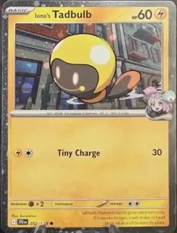 Iono's Tadbulb [Cosmos Holo] - Pokemon Journey Together