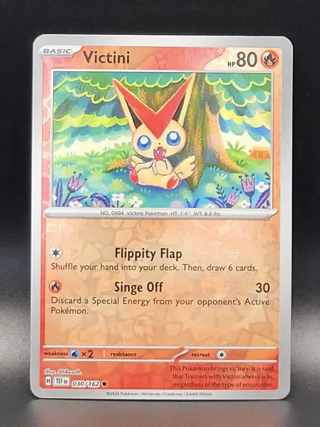 Victini [Reverse Holo] - Pokemon Temporal Forces #30