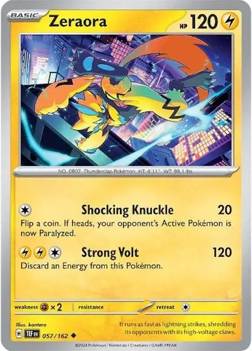 Zeraora - Pokemon Temporal Forces #57