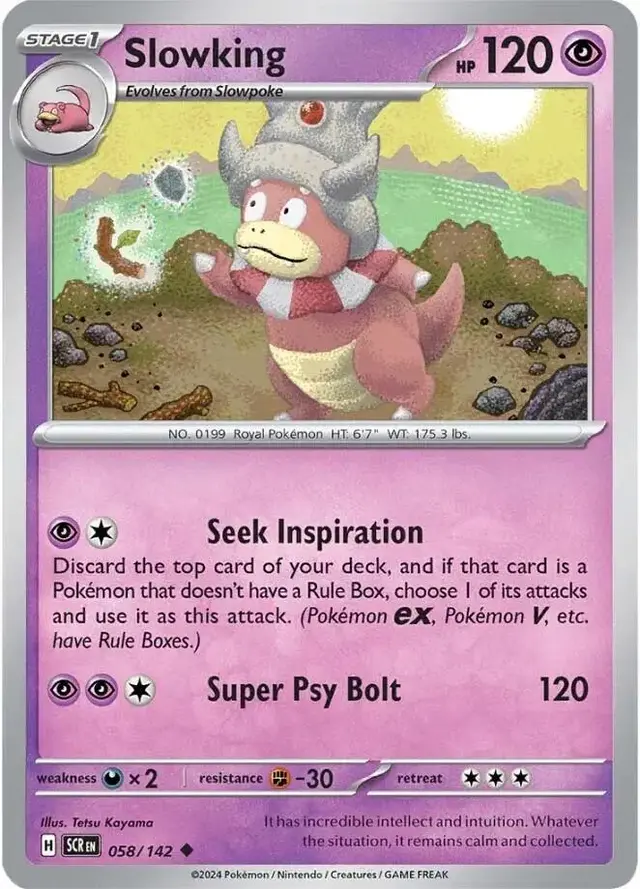 Slowking - Pokemon Stellar Crown #58