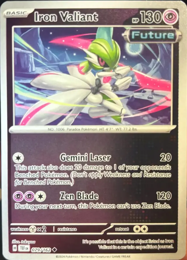 Iron Valiant [Reverse Holo] - Pokemon Temporal Forces #79