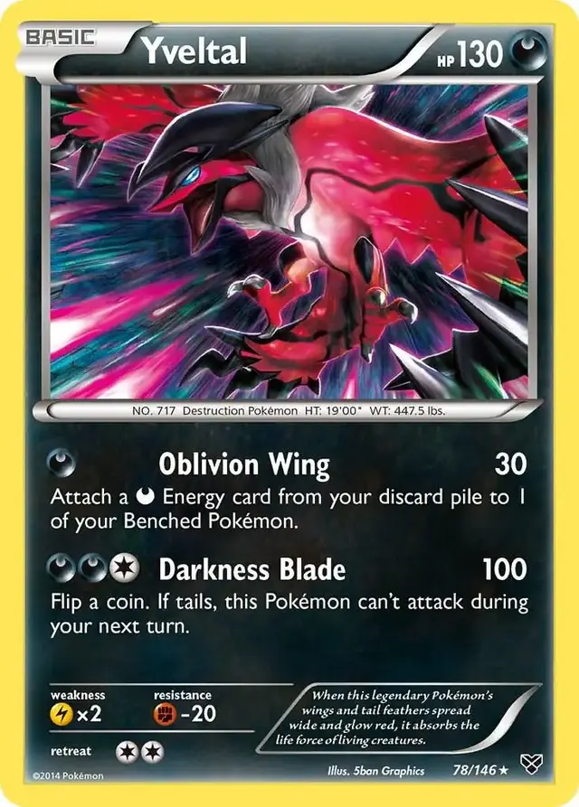 Yveltal - Pokemon XY #78