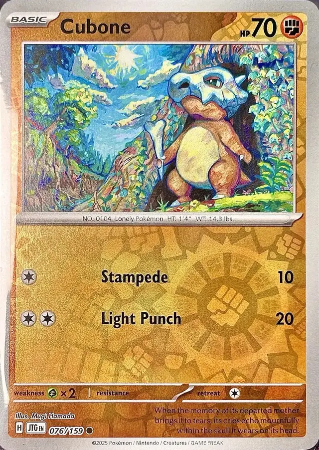 Cubone [Reverse Holo] - Pokemon Journey Together #76