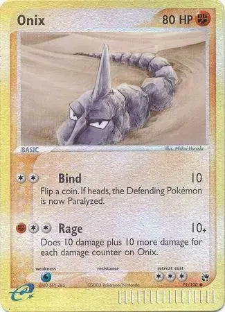Onix [Reverse Holo] - Pokemon Sandstorm #71